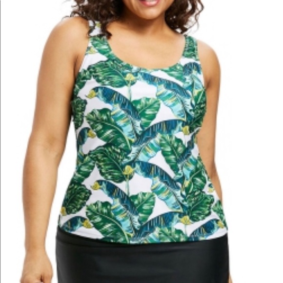 Plus Size Bathing Suit Swim Suit Tankini Set 20W - Picture 3 of 8